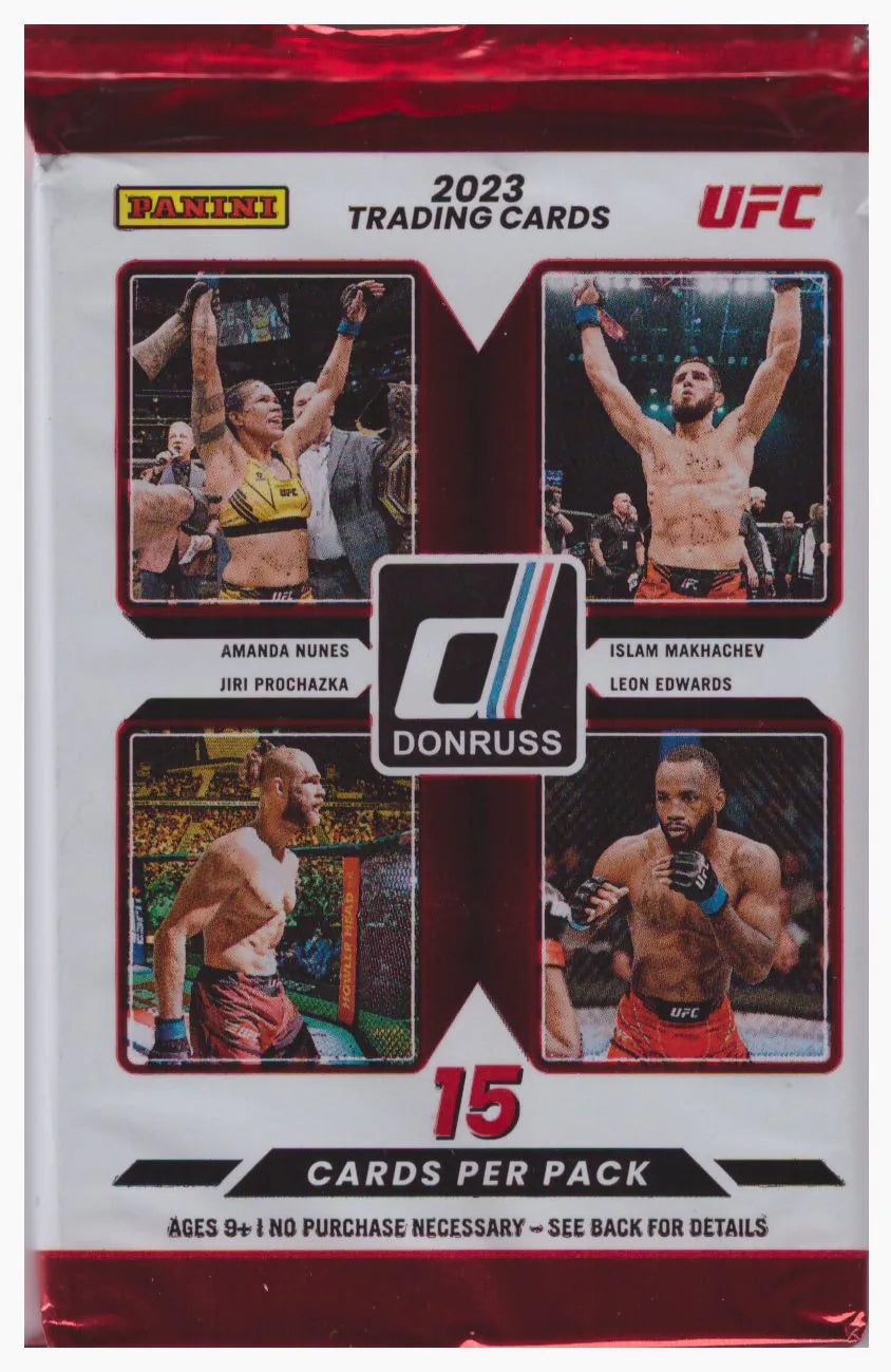 2023 Panini Donruss UFC Booster Pack (15) Cards.