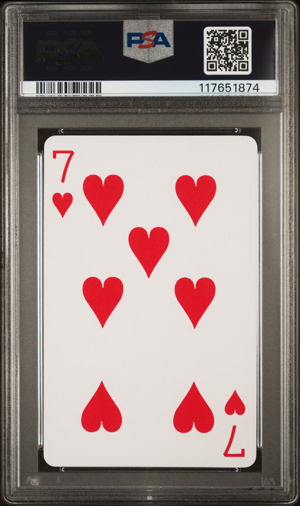 1973 U.S. Playing Card Ruth Babe Ruth 7 Of Hearts PSA 10