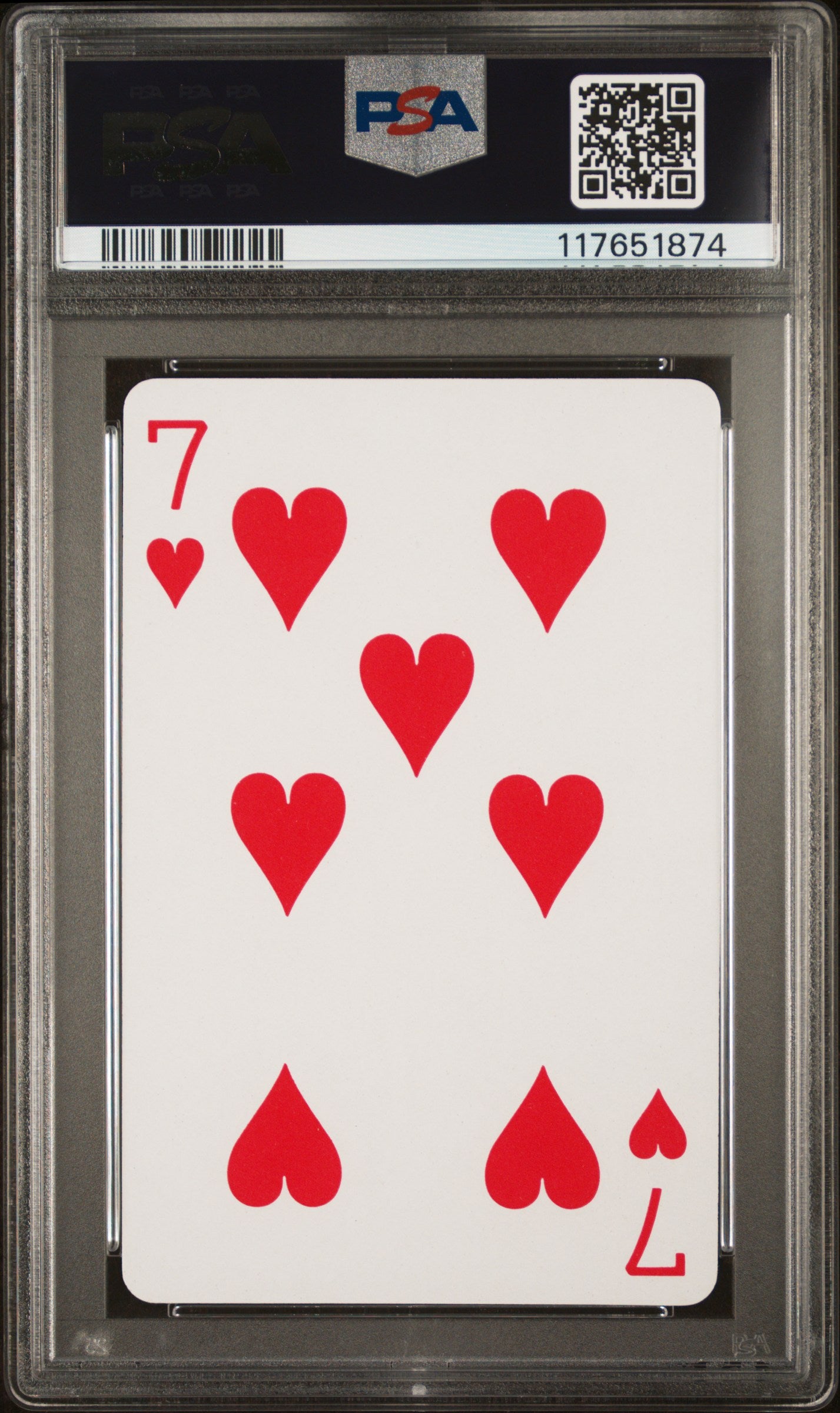 1973 U.S. Playing Card Ruth Babe Ruth 7 Of Hearts PSA 10