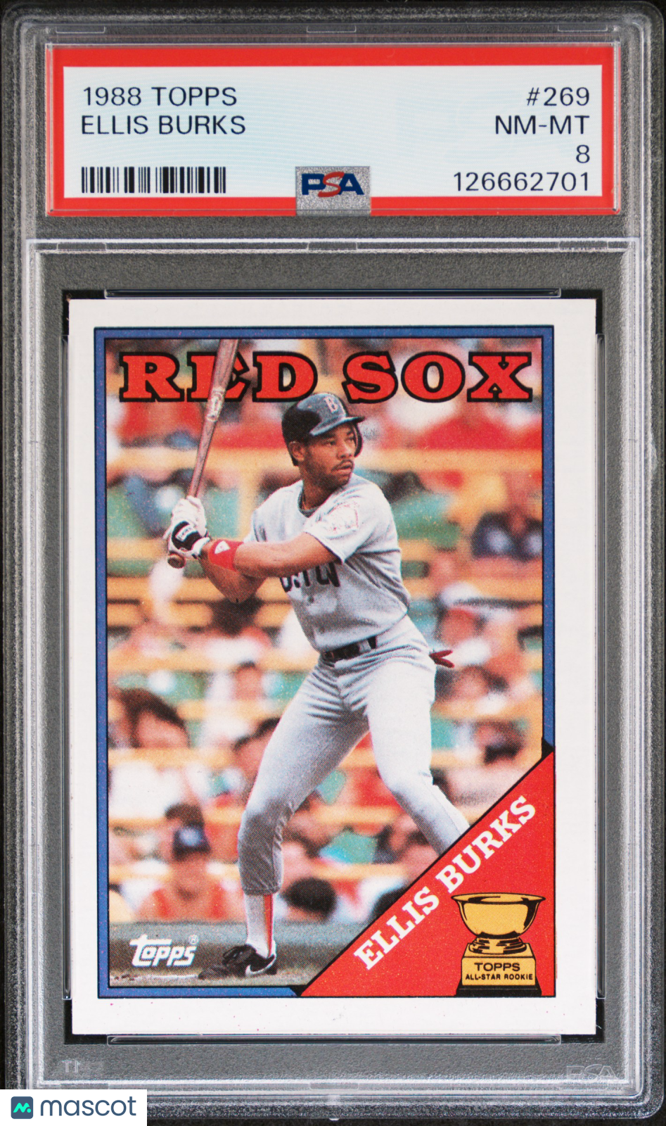 1988 Topps Ellis Burks #269 PSA 8