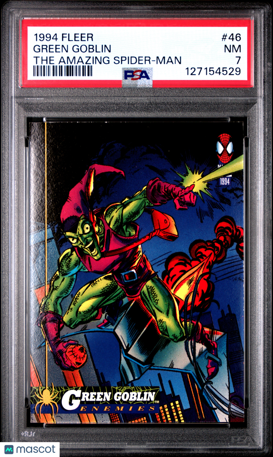 1994 Fleer Green Goblin #46 PSA 7