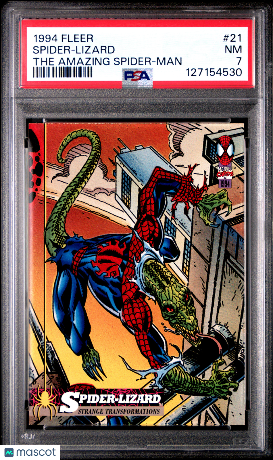 1994 Fleer Spider-Lizard #21 PSA 7