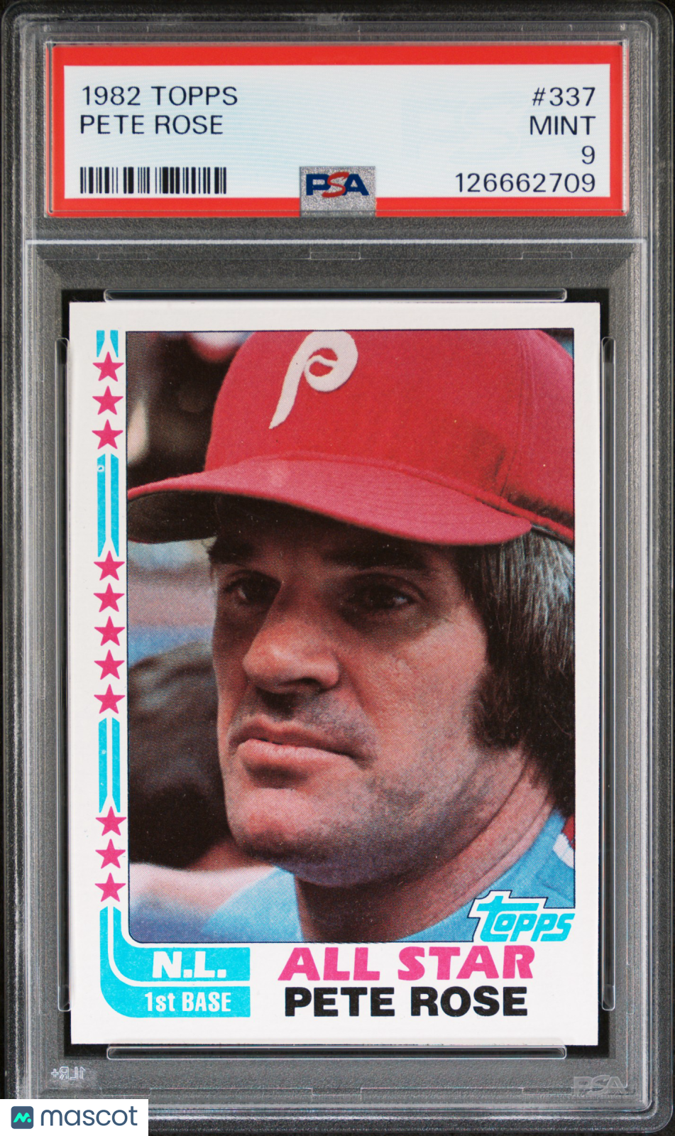 1982 Topps Pete Rose #337 PSA 9
