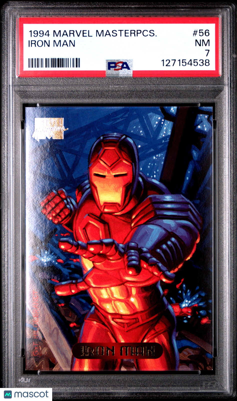 1994 Marvel Masterpieces Iron Man #56 PSA 7