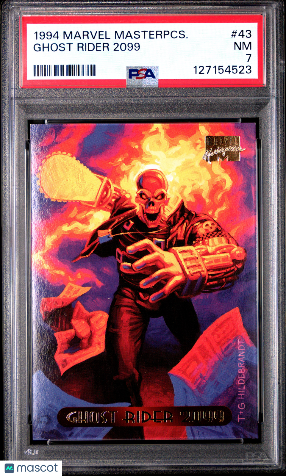 1994 Marvel Masterpieces Ghost Rider 2099 #43 PSA 7