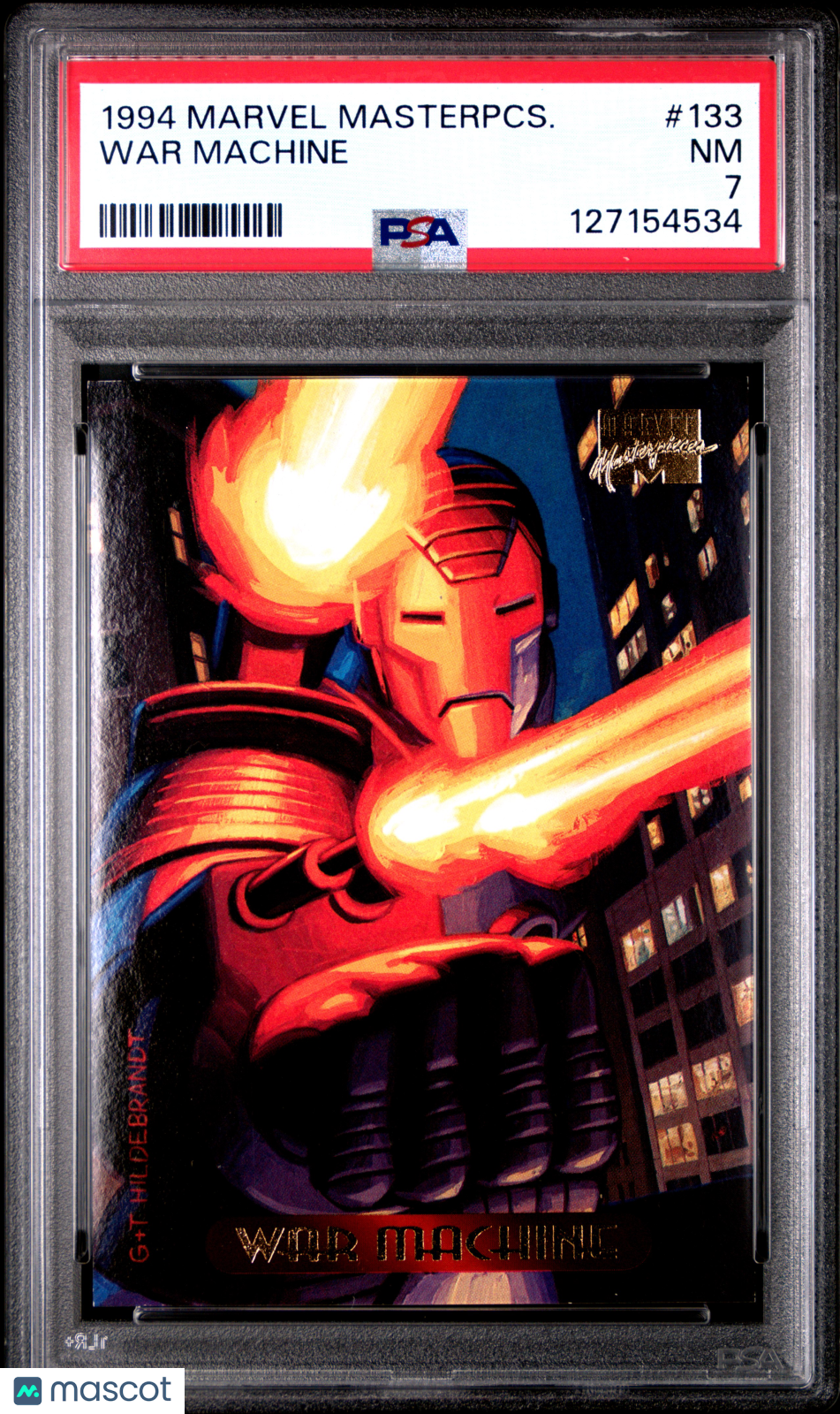 1994 Marvel Masterpieces War Machine #133 PSA 7