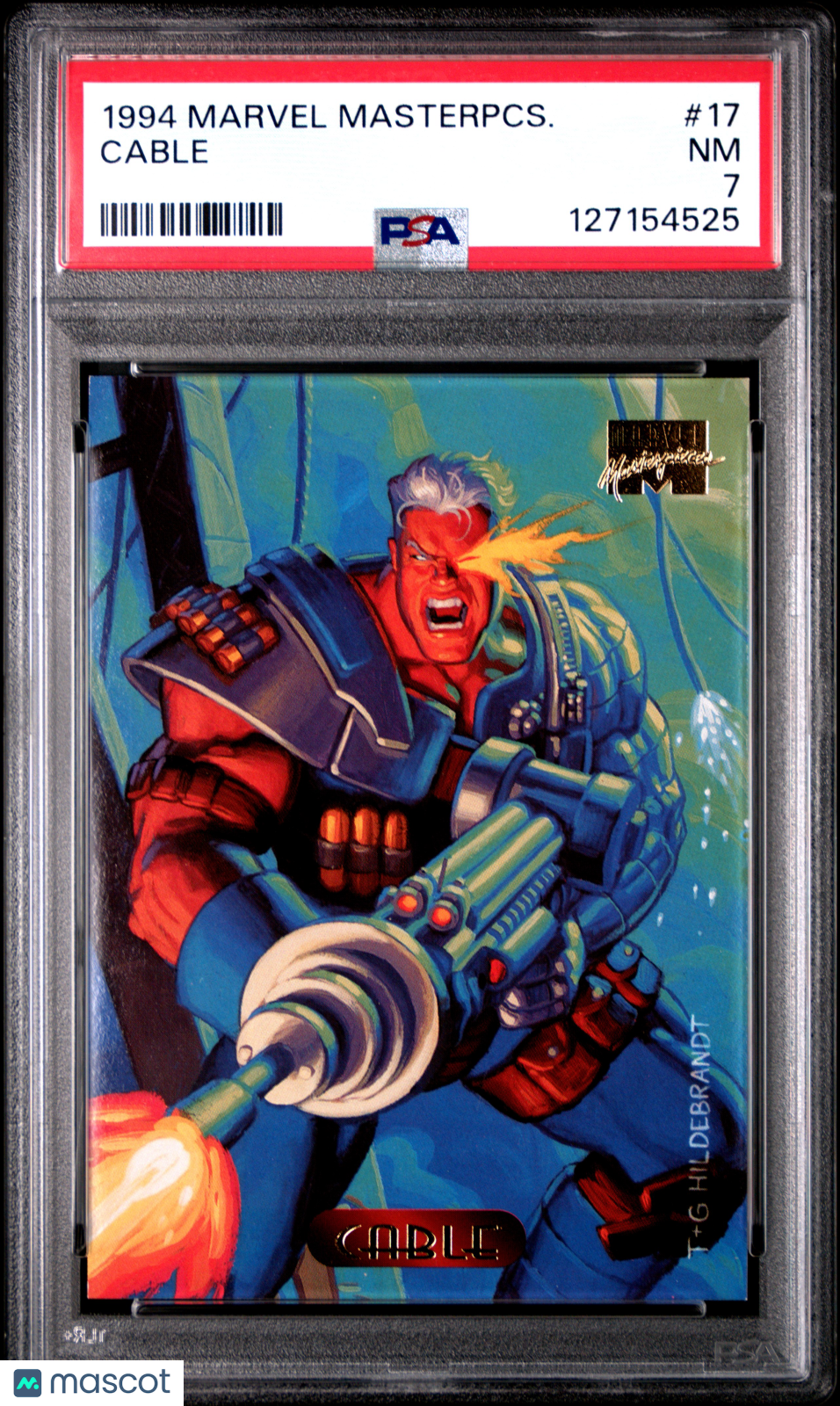 1994 Marvel Masterpieces Cable #17 PSA 7