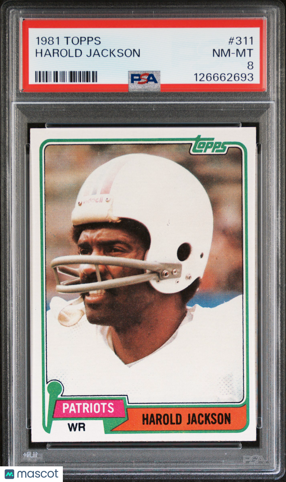 1981 Topps Harold Jackson #311 PSA 8