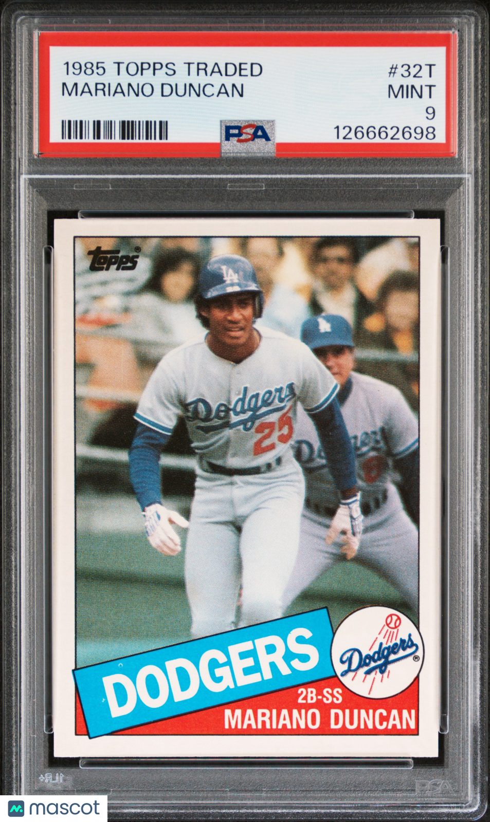 1985 Topps Traded Mariano Duncan #32T PSA 9